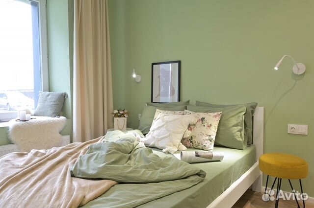 

1-к. квартира, 40 м², 2 кровати