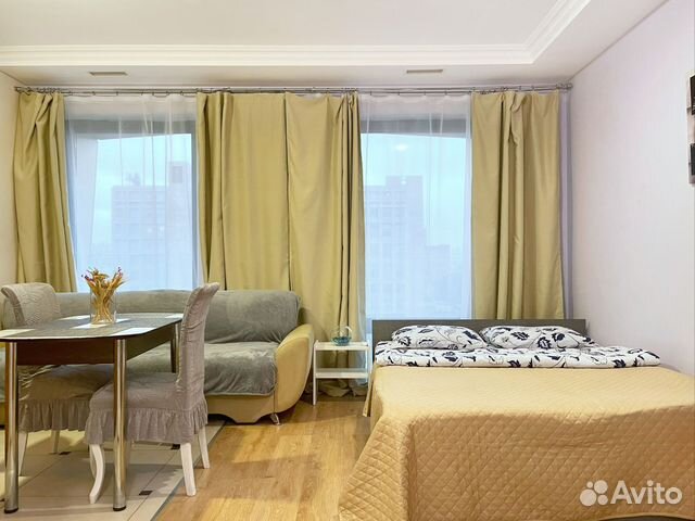 

Квартира-студия, 32 м², 2 кровати