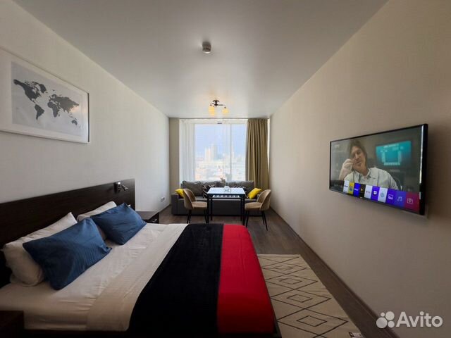 

Квартира-студия, 33 м², 2 кровати
