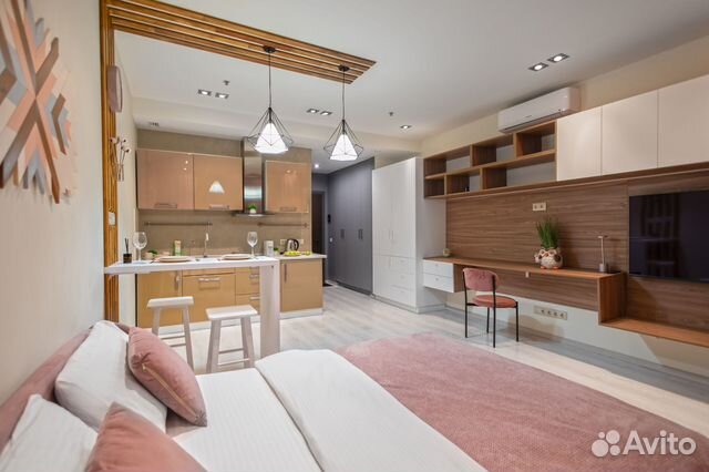

Квартира-студия, 40 м², 1 кровать