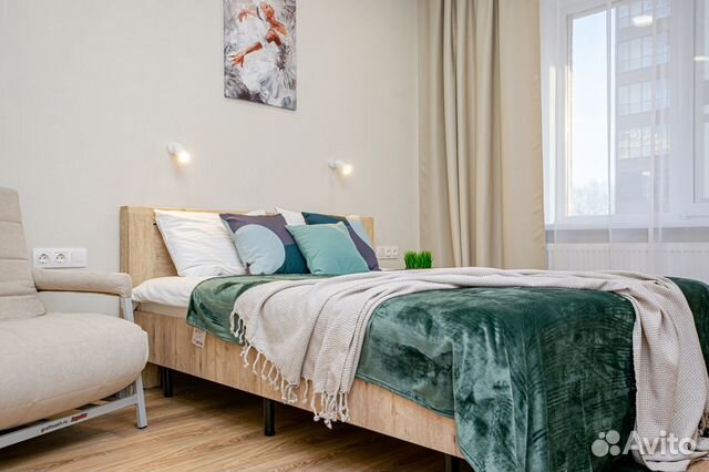 

1-к. квартира, 35 м², 2 кровати