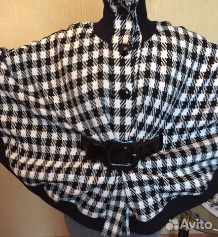 Кейп пончо полупальто XS - L Кейп пончо полупальто XS - L