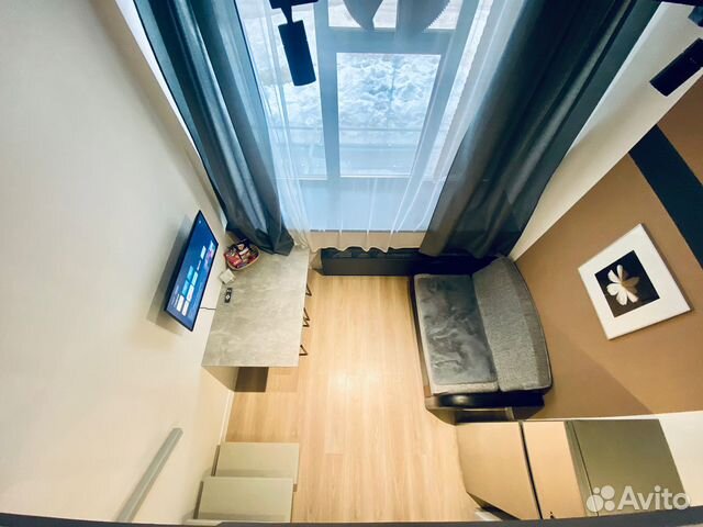 

Квартира-студия, 28 м², 2 кровати