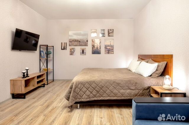 

1-к. квартира, 45 м², 2 кровати