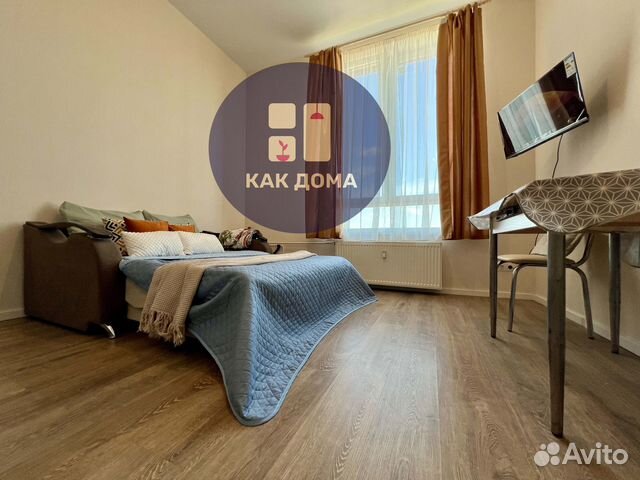 

Квартира-студия, 30 м², 1 кровать