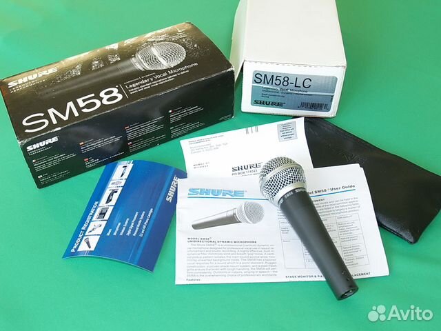 Микрофон Shure SM58 LC (с трансформатором внутри)