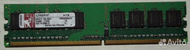 DDR2 KVR533D2N4/512 DDR2 KVR533D2N4/512