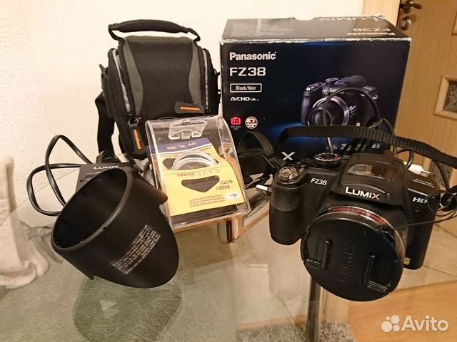 Фотоаппарат Panasonic FZ38, фильтры, два аккумулят