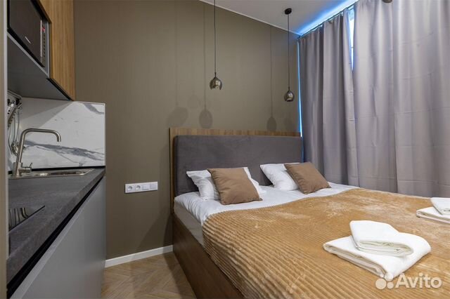 

Квартира-студия в апарт-отеле, 14,2 м², 1/4 эт.