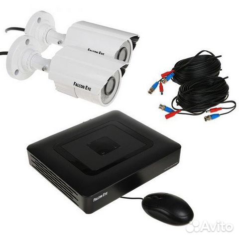 Комплект видеонаблюдения HD с удалённым просмотром