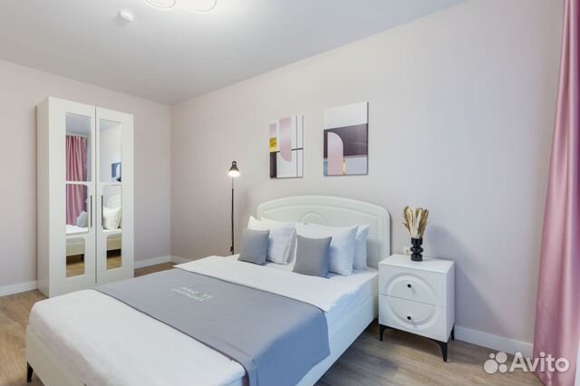 

1-к. квартира, 38 м², 2 кровати