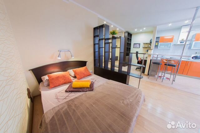 

Квартира-студия, 40 м², 2 кровати