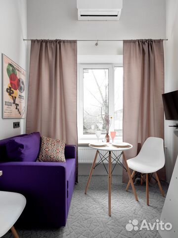 

Квартира-студия, 18 м², 2 кровати
