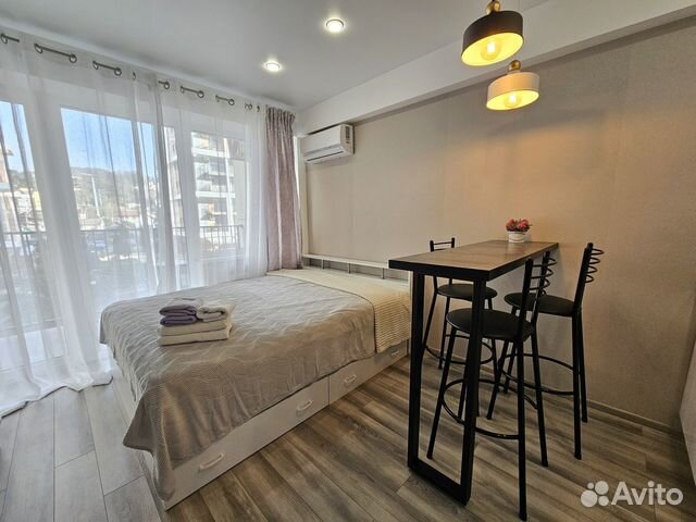 

Квартира-студия, 24 м², 2 кровати