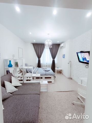 

1-к. квартира, 45 м², 2 кровати