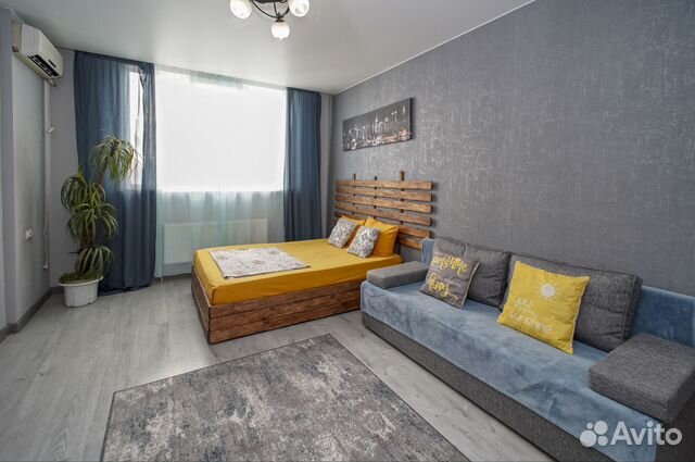 

Квартира-студия, 34 м², 2 кровати