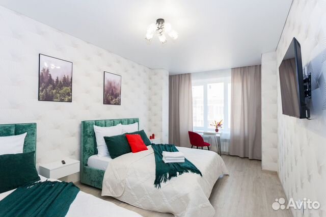 

2-к. квартира, 60,9 м², 3 кровати