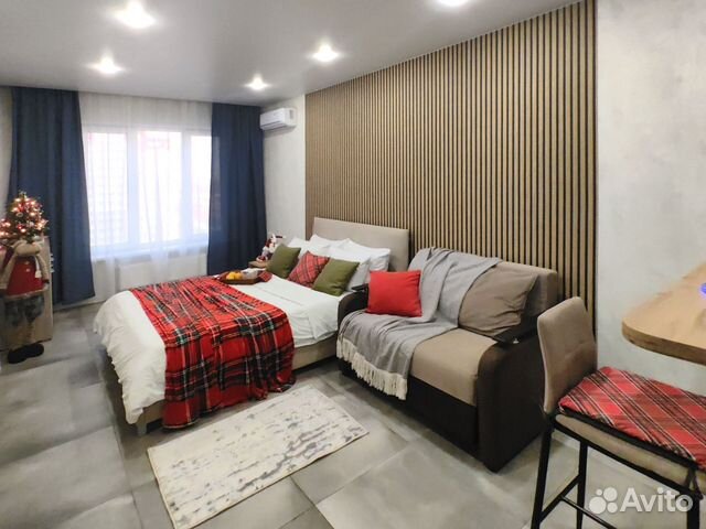 

Квартира-студия, 25 м², 2 кровати
