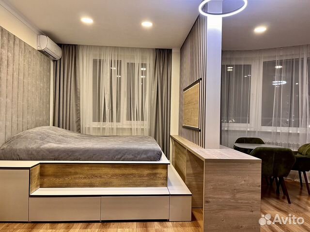 

Квартира-студия, 32 м², 1 кровать