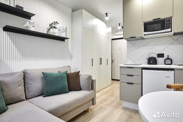 

Квартира-студия, 15,2 м², 1 кровать
