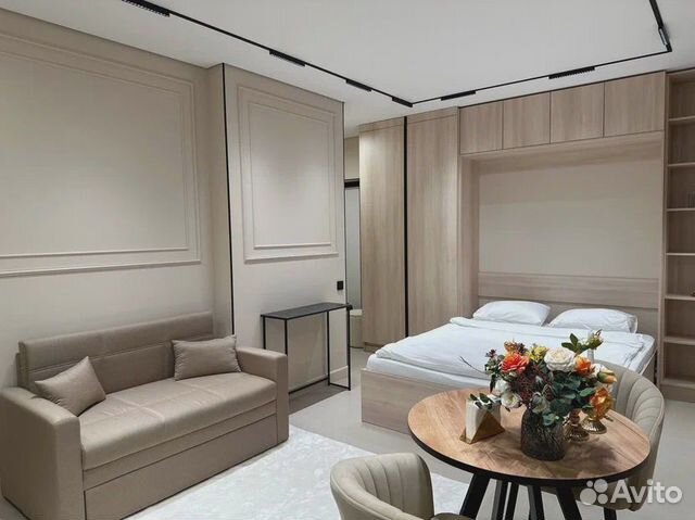 

Квартира-студия, 30 м², 2 кровати