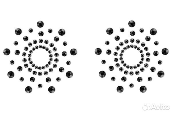 Стразы - наклейки на соски. Эротическое белье