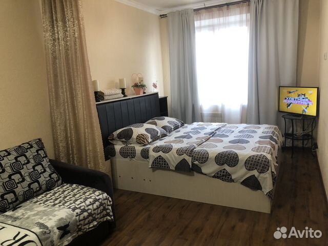 

1-к. квартира, 40 м², 2 кровати