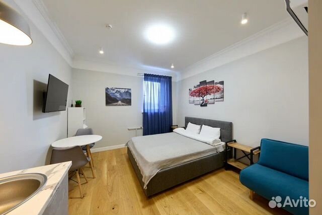 

Квартира-студия, 25 м², 2 кровати