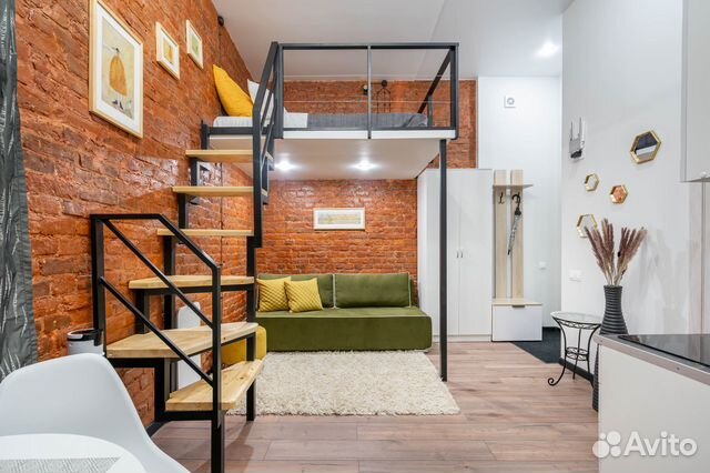 

Квартира-студия, 29 м², 2 кровати