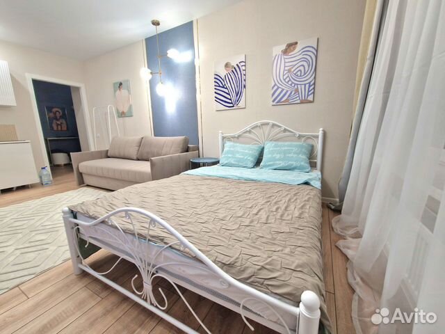 

Квартира-студия, 29 м², 2 кровати