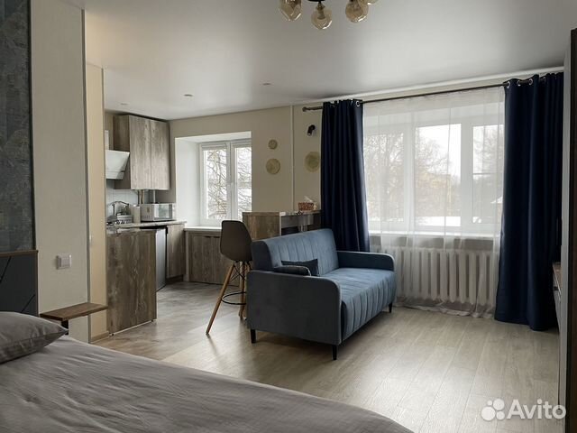 

Квартира-студия, 33 м², 2 кровати
