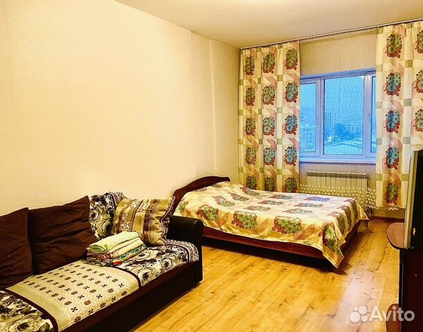 

1-к. квартира, 40 м², 2 кровати