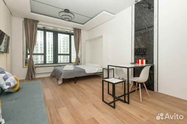 

Квартира-студия, 33 м², 2 кровати