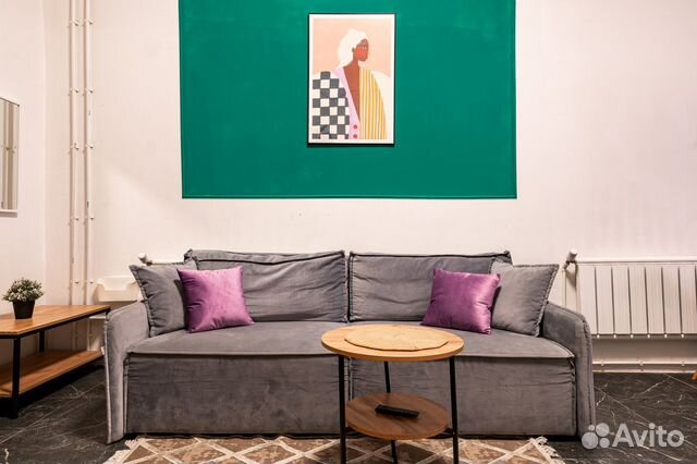 

Квартира-студия, 40 м², 2 кровати