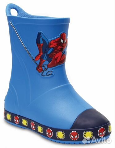 Сапоги резиновые Crocs Bump It Spiderman Rain 25 р Сапоги резиновые Crocs Bump It Spiderman Rain 25 р
