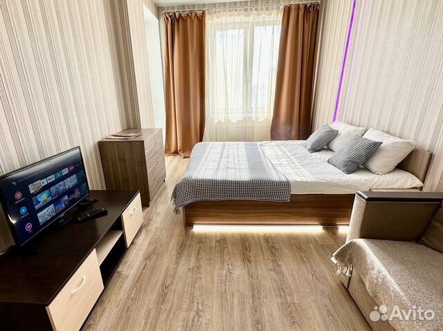 

1-к. квартира, 43,4 м², 2 кровати
