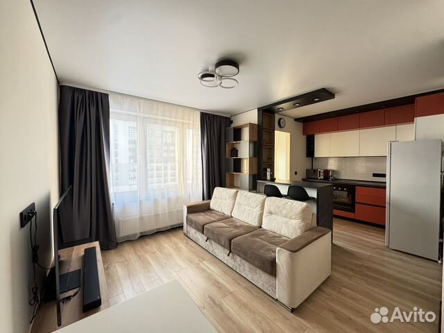 

Квартира-студия, 37 м², 2 кровати