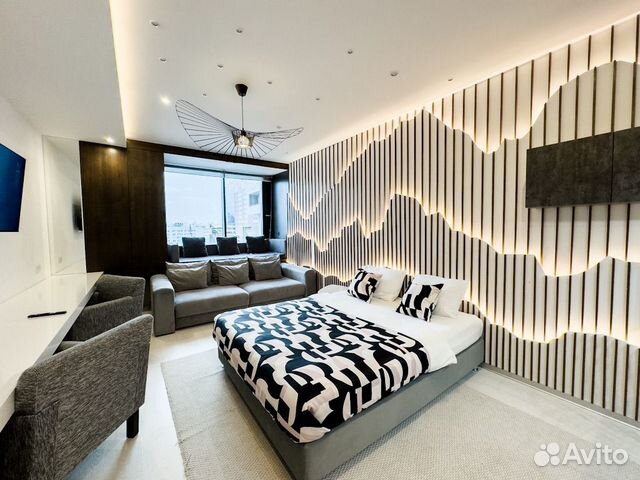 

Квартира-студия, 40 м², 2 кровати