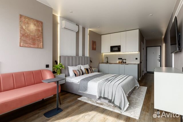 

Квартира-студия, 28 м², 1 кровать