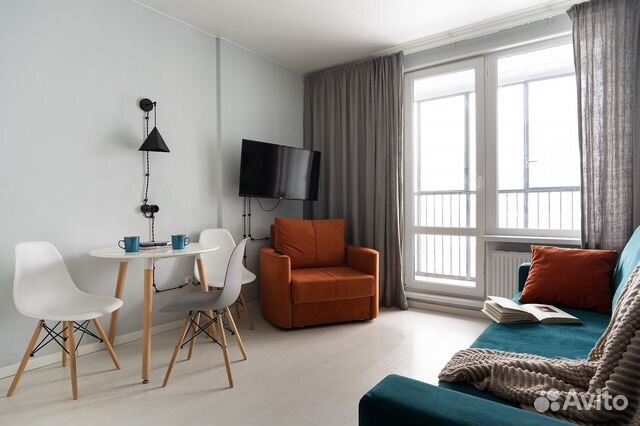 

Квартира-студия, 27 м², 2 кровати