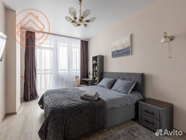 

1-к. квартира, 53 м², 2 кровати