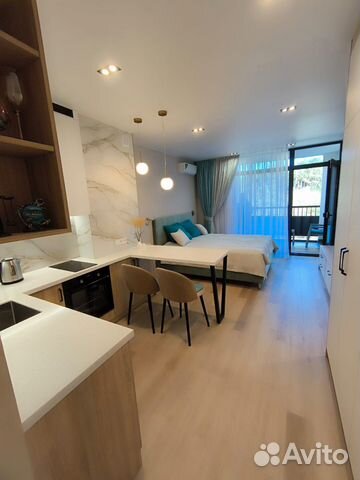 

Квартира-студия, 32 м², 1 кровать
