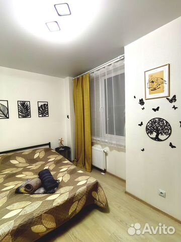 

1-к. квартира, 46 м², 2 кровати