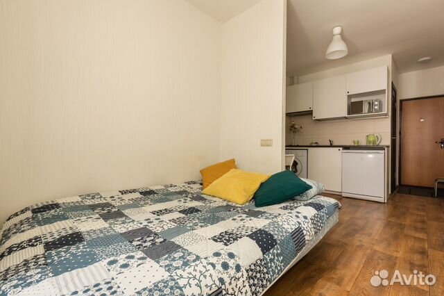 

Квартира-студия в апарт-отеле, 25 м², 2 кровати