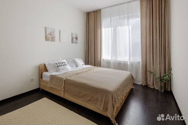 

1-к. квартира, 38 м², 2 кровати