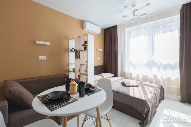 

Квартира-студия, 18 м², 2 кровати