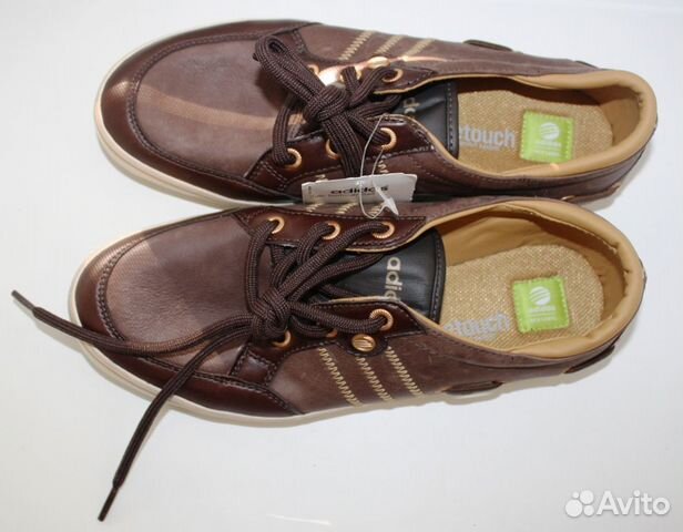 Adidas Новые кожаные мокасины