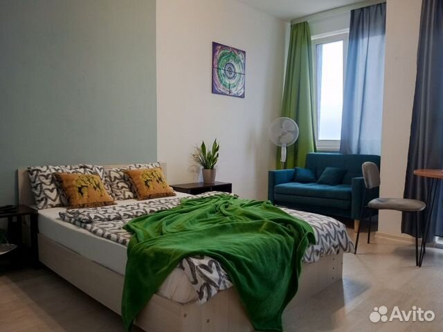 

Квартира-студия, 30 м², 2 кровати