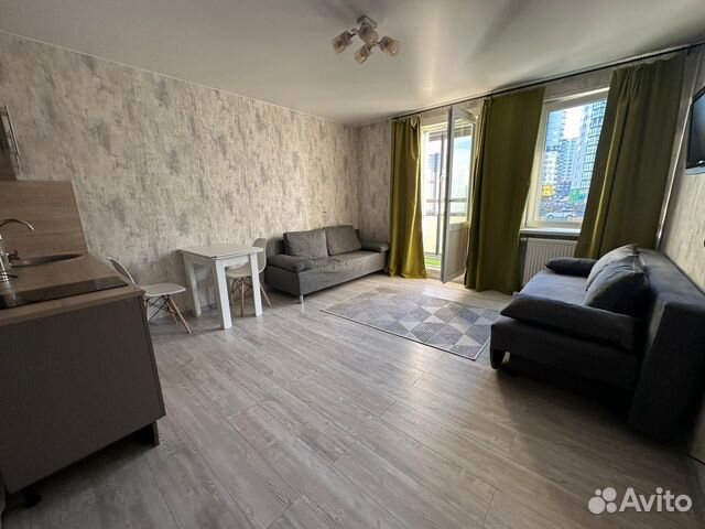 

Квартира-студия, 35 м², 2 кровати