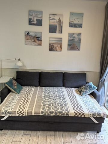 

Квартира-студия, 30 м², 2 кровати
